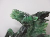 翡翠・彫刻(駿馬)