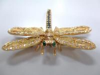 18金ブローチ(トンボ)　T262