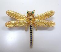 18金ブローチ(トンボ)　T262